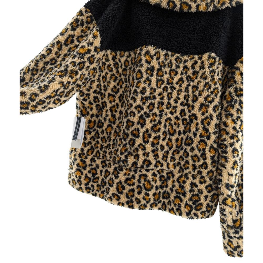 BP Nordstrom Leopard Print Sherpa Fleece Pullover - Picture 8 of 11
